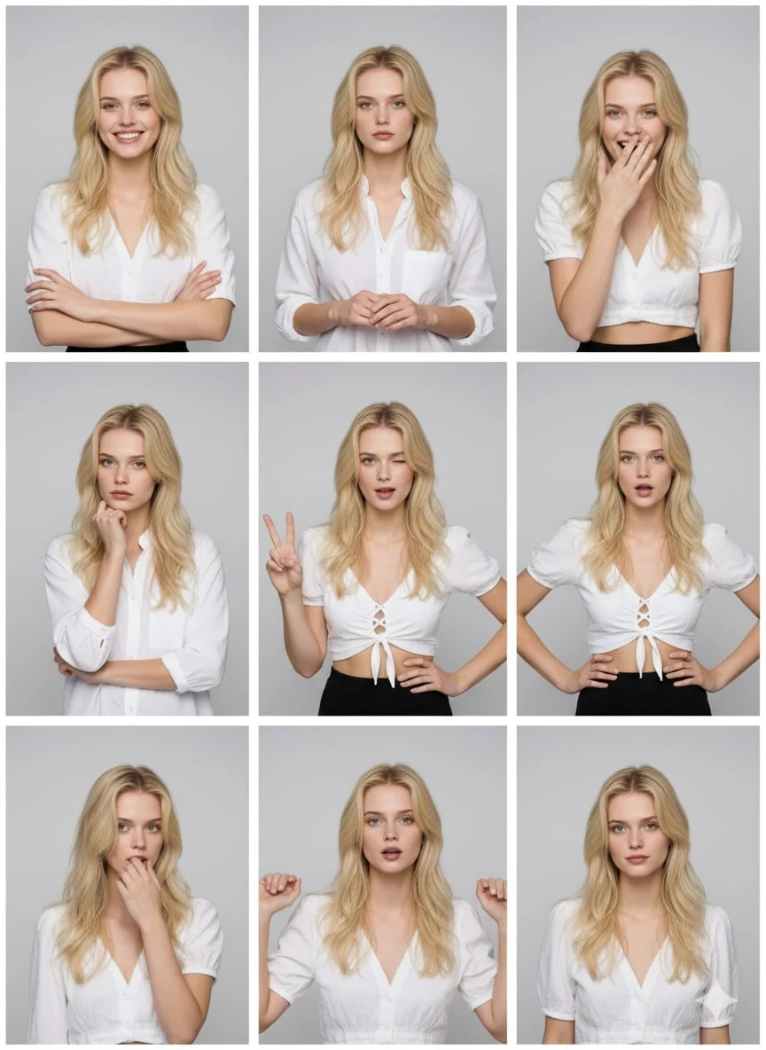 29. 3×3 Photo Booth Strip - Grid output